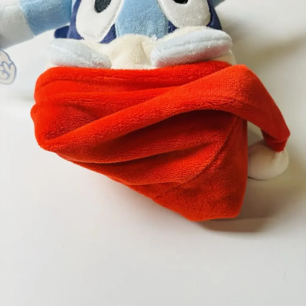Bluey with Santa Hat 16” Holiday Plush Ultrasoft Buddy Stuffed Animals Toy NWT